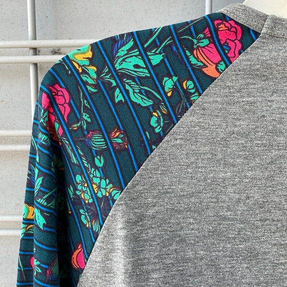 LLR Floral Printed Randy Top-1026 - Picture 7 of 11